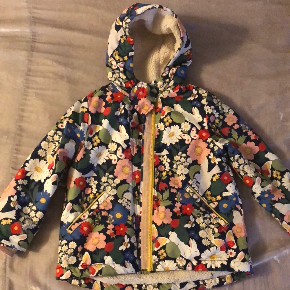 Mini Boden Sherpa Lined Anorak Size 4-5
